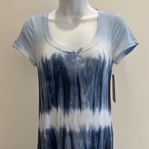 Blue/white maxi dress NWT XS